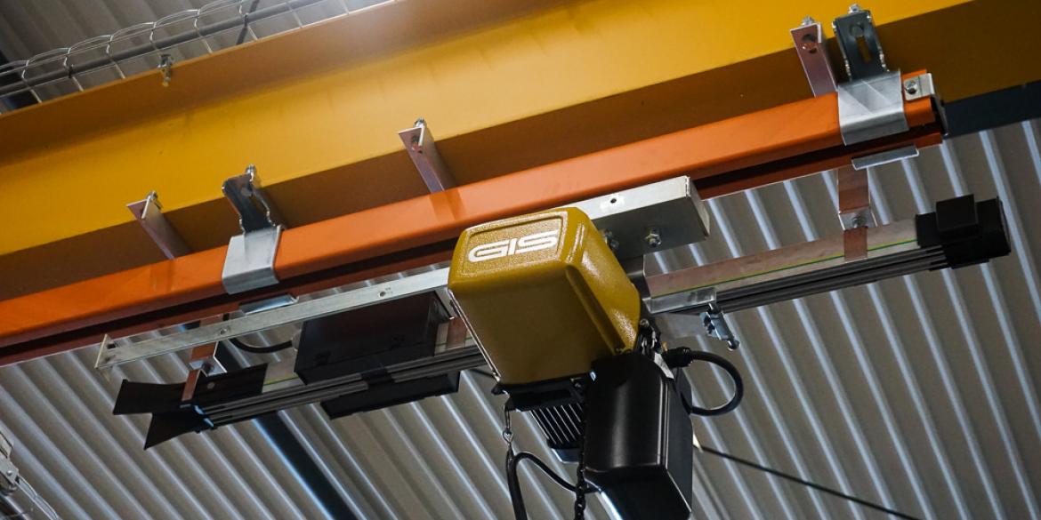 Kettingtakel, elektrische kettingtakel, GIS, gis takel, GP250, GP500, GP1000, teleflex, GIS takel