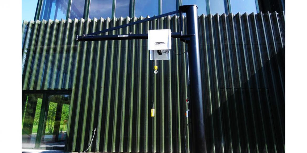 Teleflex, GIS, GIS zwenkkraan, Teleflex zwenkkraan, zwenkkraan, zwenkkraan 500 kg, zwenkkraan 500 kg GIS, zwenkkraan 500 kg Teleflex